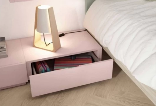 Dormitorio juvenil con cama individual, Mod. Rocky