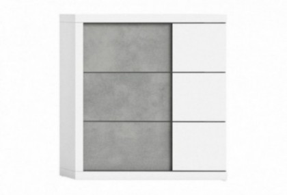 Mesita de noche de 3 cajones, Mod. Potty Mesitas de noche en Bilbao