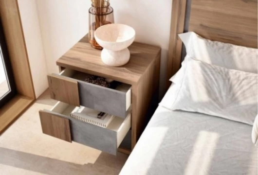 Mesita de noche de 3 cajones, Mod. Potty Mesitas de noche en Bilbao