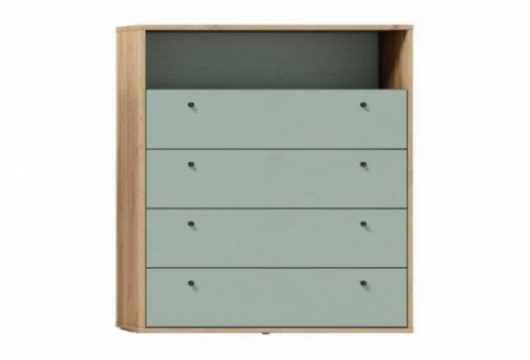 Cómoda de 100 con 4 cajones+hueco, Mod. Hera Cómodas en Bilbao