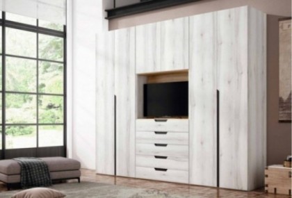 Armario con hueco para tv, Mod. Graf Armarios de Dormitorio en Bilbao