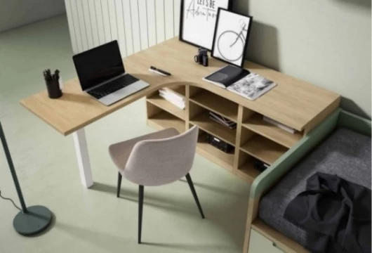 Dormitorio juvenil con sobre angular Mod. Sparkle Dormitorio Completo juvenil en Bilbao