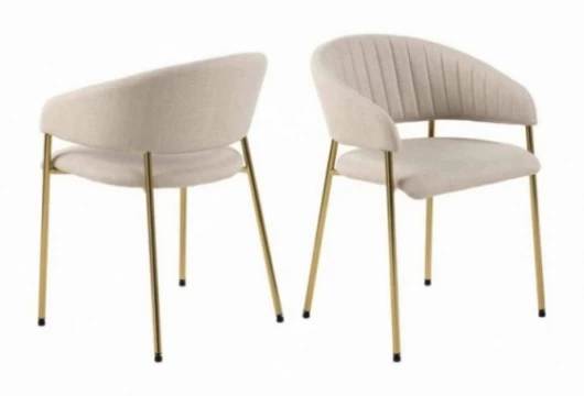 Silla patas cromo dorado, Mod. Golden Sillas de Comedor en Bilbao