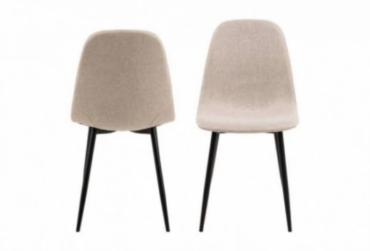 Silla de comedor tapizada beige, Mod. Licea Sillas de Comedor en Bilbao