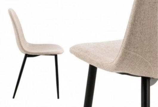 Silla de comedor tapizada beige, Mod. Licea Sillas de Comedor en Bilbao