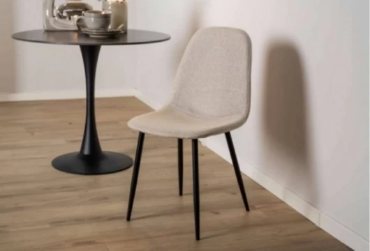 Silla de comedor tapizada beige, Mod. Licea Sillas de Comedor en Bilbao