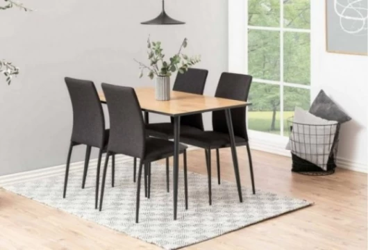 Silla de comedor gris, Mod. Nademi Sillas de Comedor en Bilbao