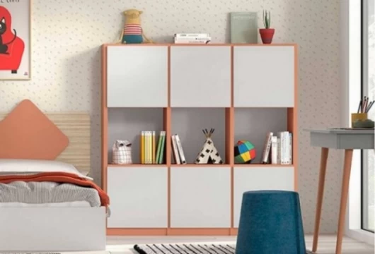 Estantería juvenil con puertas, Mod. Nahia Estanterías juveniles en Bilbao