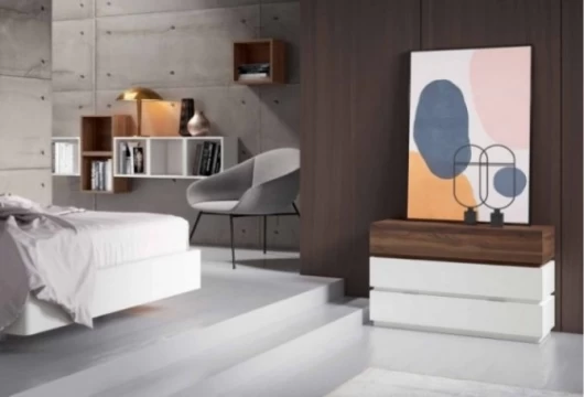 Cómoda de 3 cajones, Mod. Rodas Cómodas en Bilbao