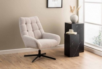 Sillon giratorio pie central beige, Mod. Domen Sillones en Bilbao