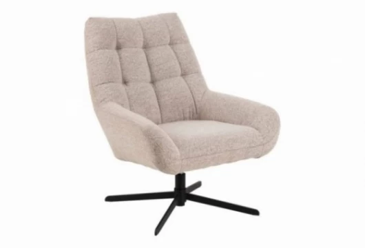 Sillon giratorio pie central beige, Mod. Domen Sillones en Bilbao