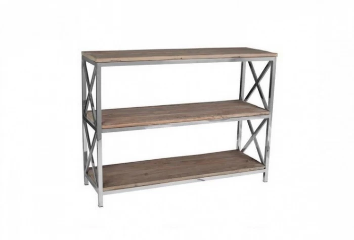 Estantería de 120 cm estructura metal, Mod. Trekua Estanterias de salon en Bilbao