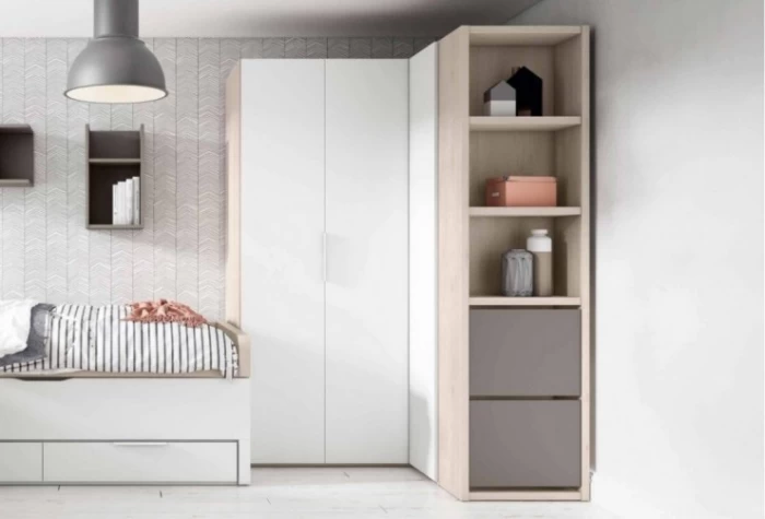Armario rincón juvenil, Mod. Walinda Armarios juveniles en Bilbao
