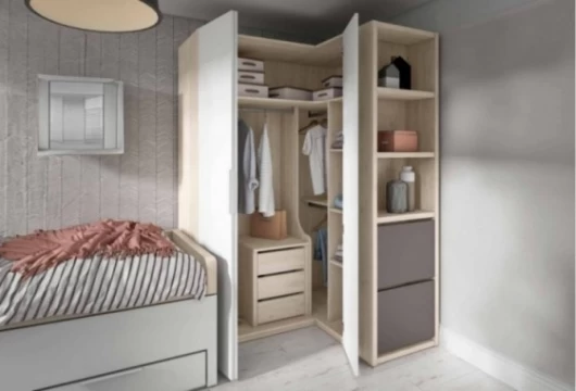 Armario rincón juvenil, Mod. Walinda Armarios juveniles en Bilbao