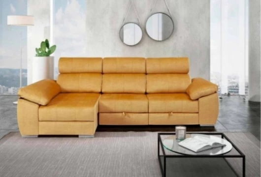 Sofá chaise longue 300 cm, Mod.Aloha Chaiselongue y Rinconeras en Bilbao