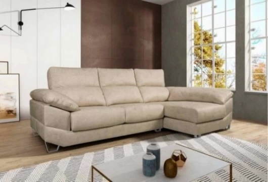 Sofá chaise longue 295 cm, Mod. Marlla Chaiselongue y Rinconeras en Bilbao
