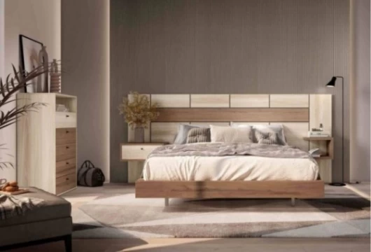 Dormitorio de matrimonio noce, Mod. Serrano Conjuntos Dormitorio en Bilbao