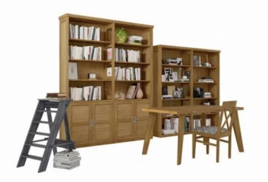 Estantería baja de 200 cm, Mod. Book Estanterias de salon en Bilbao