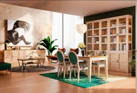 Estantería-Aparador de 295 cm, Mod. Book Estanterias de salon en Bilbao