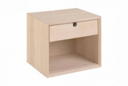 Mesita de noche de 37 cm con cajón, Mod. Turency Mesitas de noche en Bilbao