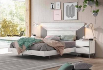 Cabezal y mesitas, Mod.Nano 2 Conjuntos Dormitorio en Bilbao