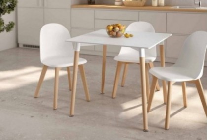 Mesa cuadrada de 80 cm, Mod. Ribe Mesas de comedor en Bilbao