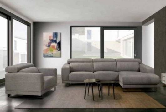 Sofá chaise longue, Mod. Baram Chaiselongue y Rinconeras en Bilbao