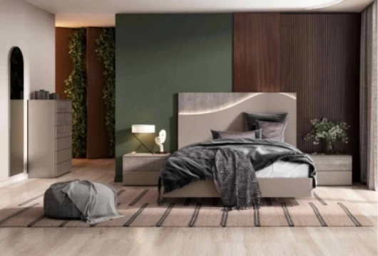 Cabecero y 2 mesitas, Mod. Caliope Conjuntos Dormitorio en Bilbao