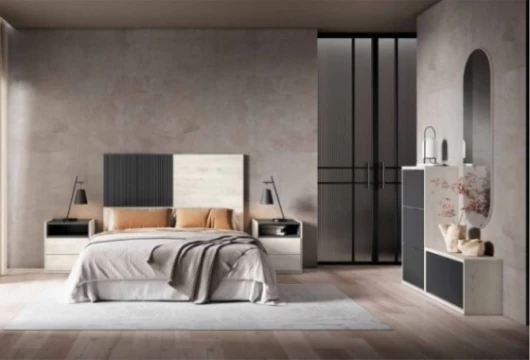 Cabecero y 2 mesitas, Mod. Calypso Conjuntos Dormitorio en Bilbao