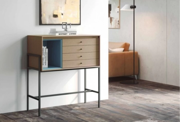 Aparador alto de 97 cm, Mod. Azulca Aparadores en Bilbao