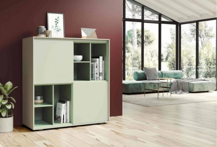 Aparador alto de 125 cm, Mod. Zale Aparadores en Bilbao