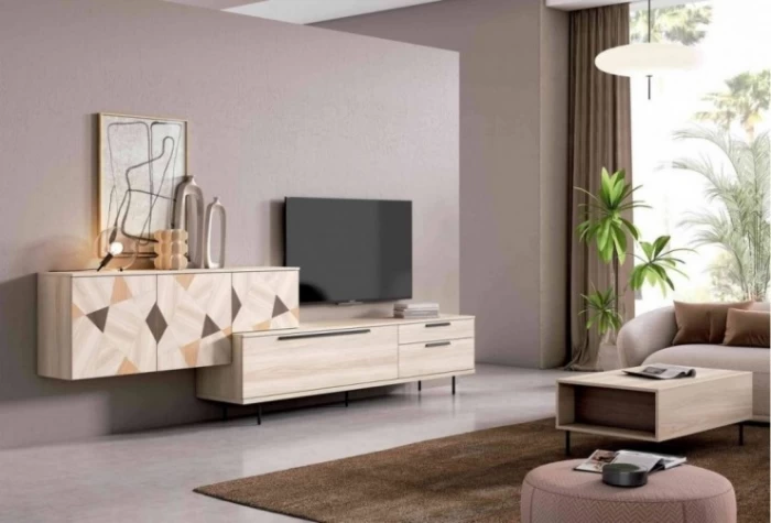 Mueble de salón de 330 cm, Mod. Midas Muebles de Salón en Bilbao