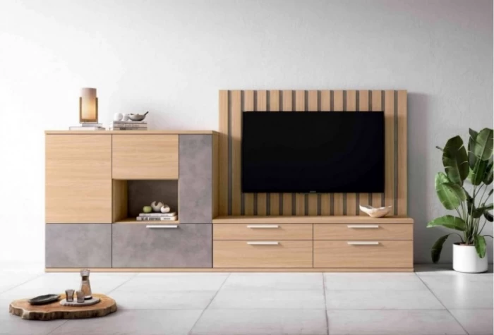 Mueble de salón de 303 cm, Mod. City Muebles de Salón en Bilbao