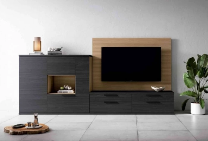 Mueble de salón de 303 cm, Mod. Hampshire Muebles de Salón en Bilbao