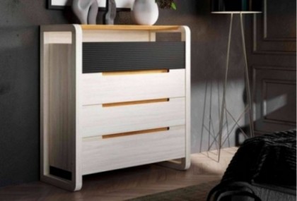 Cómoda de 96 cm con 4 cajones, Mod. Berna Cómodas en Bilbao