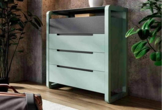 Cómoda de 96 cm con 4 cajones, Mod. Berna Cómodas en Bilbao