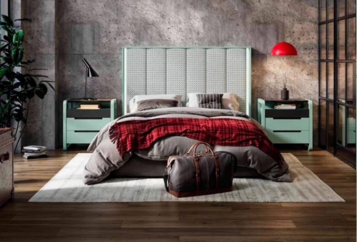 Cabecero cama y 2 mesitas, Mod. Berna 5 Conjuntos Dormitorio en Bilbao