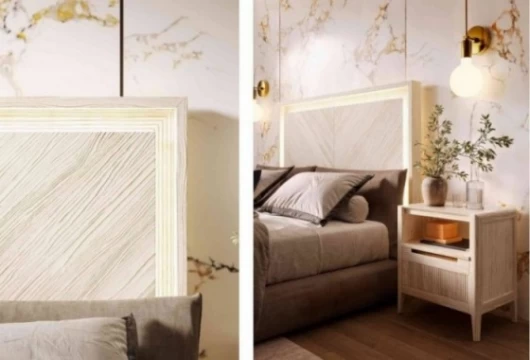 Cabecero cama y 2 mesitas Tallin 2 Conjuntos Dormitorio en Bilbao