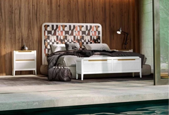 Cabecero cama y 2 mesitas, Mod. Tallin 4 Conjuntos Dormitorio en Bilbao