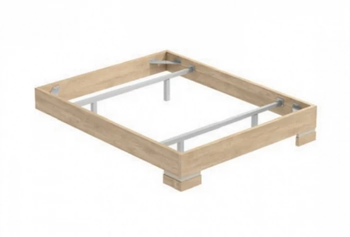 Bancada cuadrada para somier de 150 cm, Mod. Nepote Bancadas de cama en Bilbao