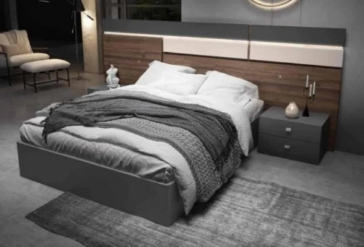 Cabecero de cama y 2 mesitas Mod. Módena Conjuntos Dormitorio en Bilbao