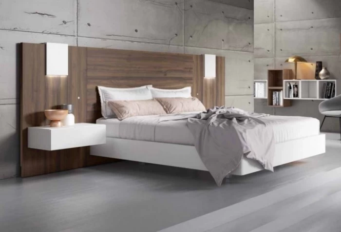 Cabecero de cama y 2 mesitas Mod. Latina Conjuntos Dormitorio en Bilbao
