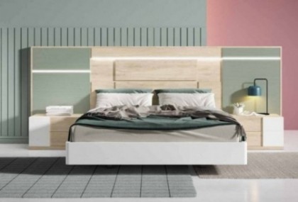 Cabecero de cama y 2 mesitas Mod. Forli Conjuntos Dormitorio en Bilbao