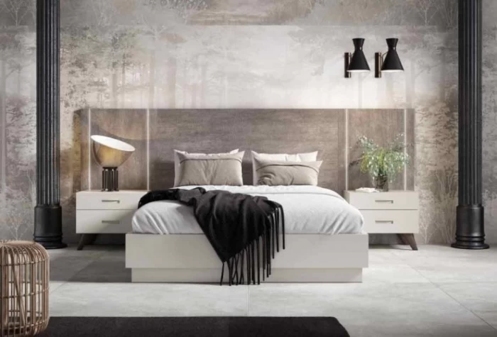 Cabecero de cama y 2 mesitas Mod. Spezia Conjuntos Dormitorio en Bilbao