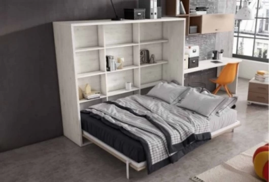 Cama abatible horizontal de 150 cm, Mod. Toffee