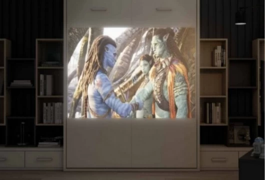 Dormitorio juvenil cama abatible vertical Mod. Huei Camas abatibles en Bilbao