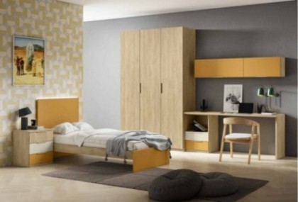 Dormitorio juvenil con cama Mod. Griff