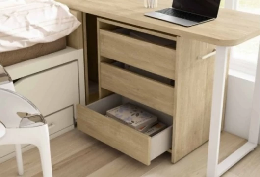 Dormitorio juvenil con puente, Mod. Clyde Dormitorio Completo juvenil en Bilbao