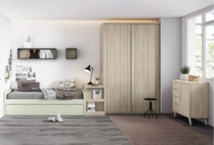 Dormitorio juvenil con armario, Mod. Ramsey