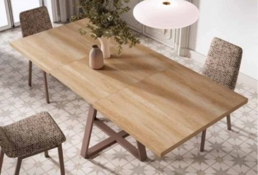 Mesa de comedor 1 extensible, Mod. Etnia Mesas de comedor en Bilbao